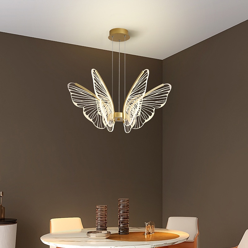 LED Pendant Light Butterfly Design 68cm Single Design Metal LED Nordic Style 220-240V 2025 - $464.29 –P2