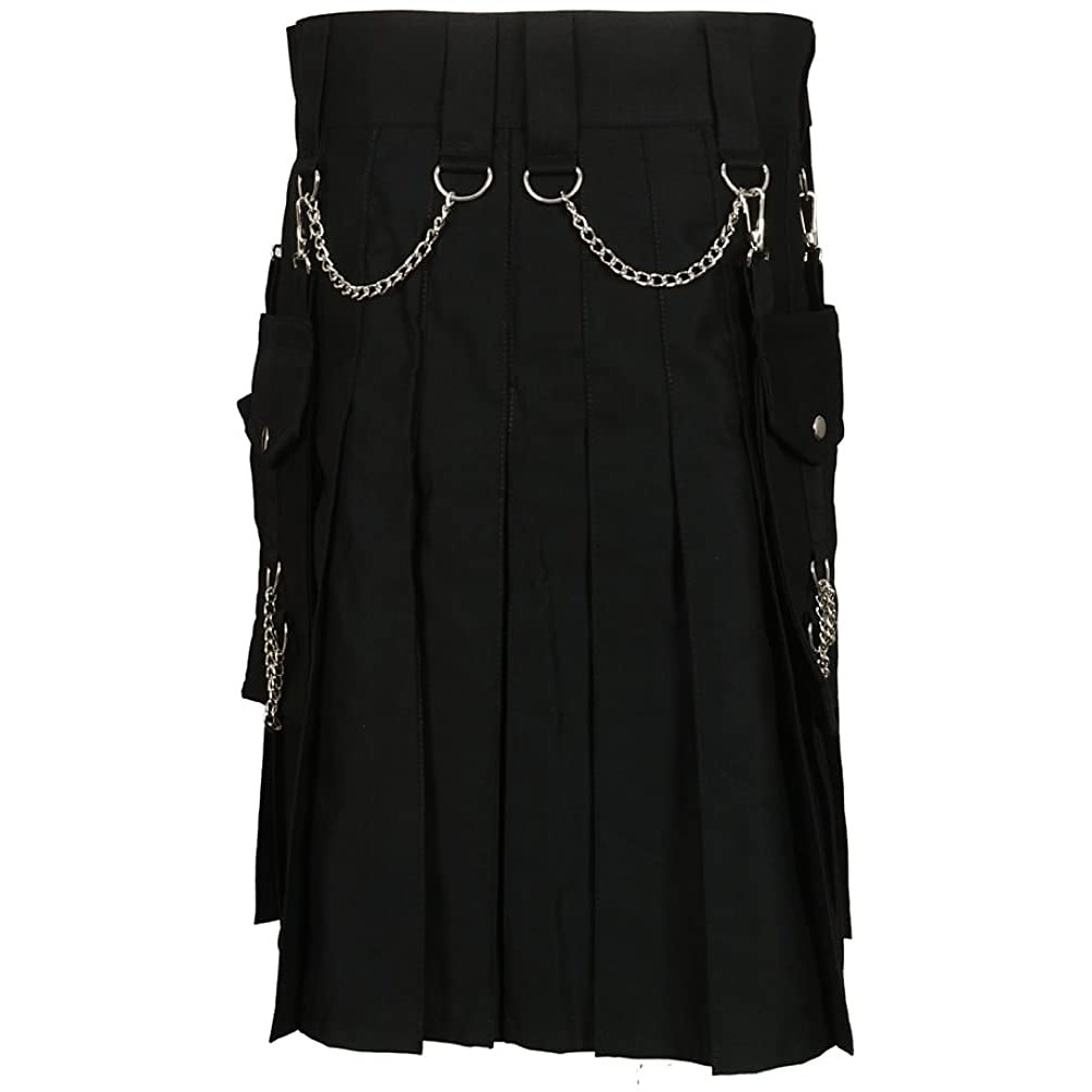 Retró Punk és gótika Skót Utility Kilts Jelmez Férfi Álarcos mulatság Buli / Este Felnőttek Szoknyák 2025 - $53.99 –P2