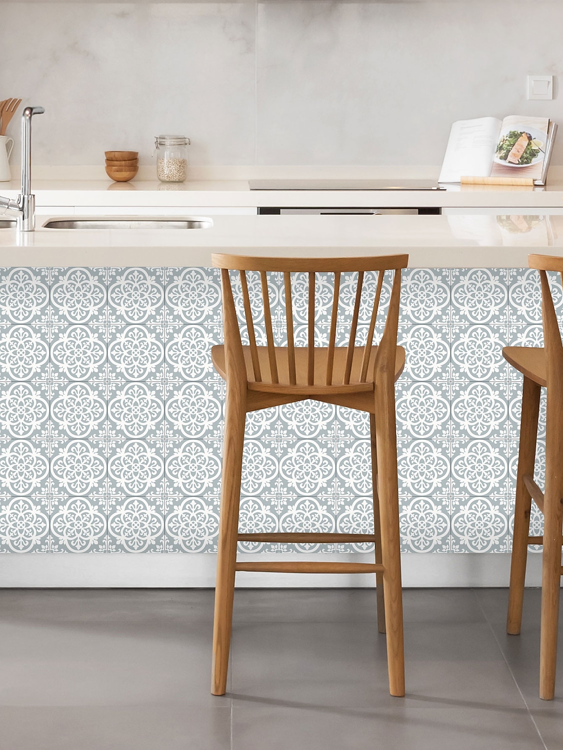 Vintage Self-Adhesive Tile Sticker Square Peel and Stick Non-Slip Waterproof Removable PVC Bathroom Kitchen Home Decor Floor Wall Stair Tile Sticker 2025 - $13.99 –P15