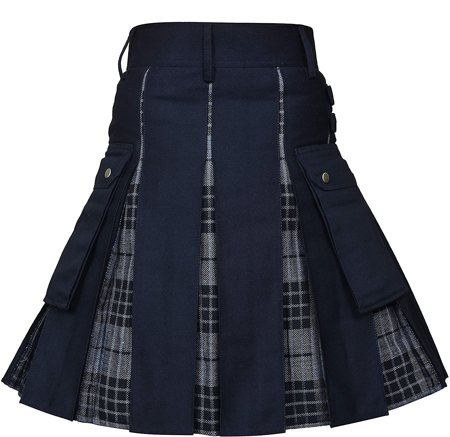 Retro Punk a gotika Skotské užitkové kilty Ren Faire Pánské Keltské Plesová maškaráda Večírek Dospělé Sukně 2025 - $45.99 –P10