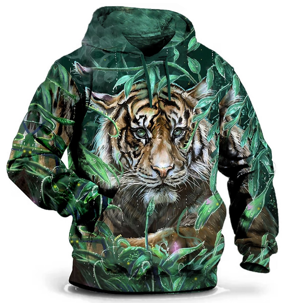Per uomo Lupo Stampa 3D Felpa con Cappuccio Felpa con cappuccio Felpe con cappuccio Manica Lunga Felpa con cappuccio Con Cappuccio Moda Vacanza Lavoro Abbigliamento quotidiano Grigio verde Bianco e del 2025 a $13.99 –P7