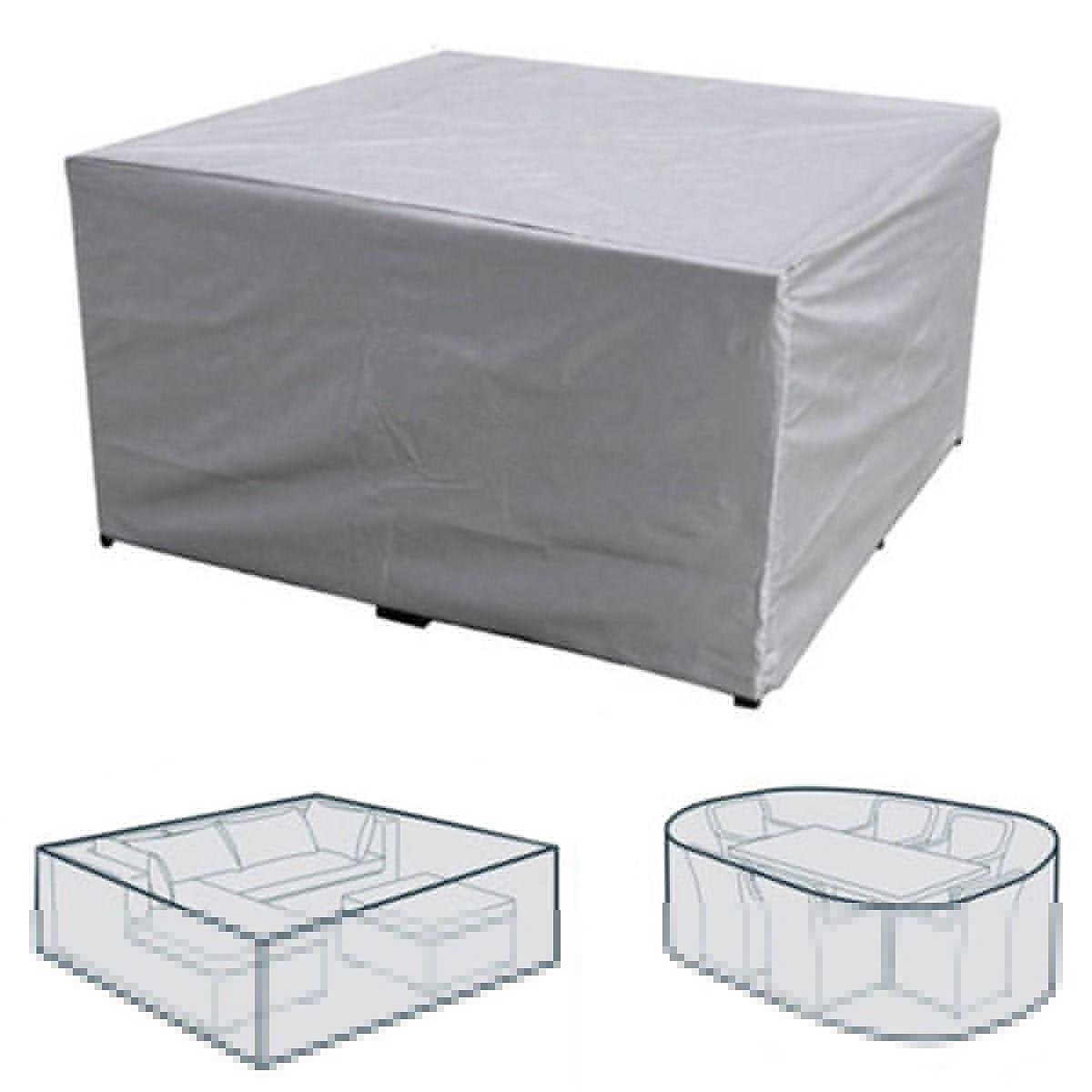 Patio Furniture Cover  210d Oxford Cloth Outdoor Silver Furniture Cover Garden Waterproof Cover Courtyard Table And Chair Combination Dust Cover 2025 - $34.99 –P5