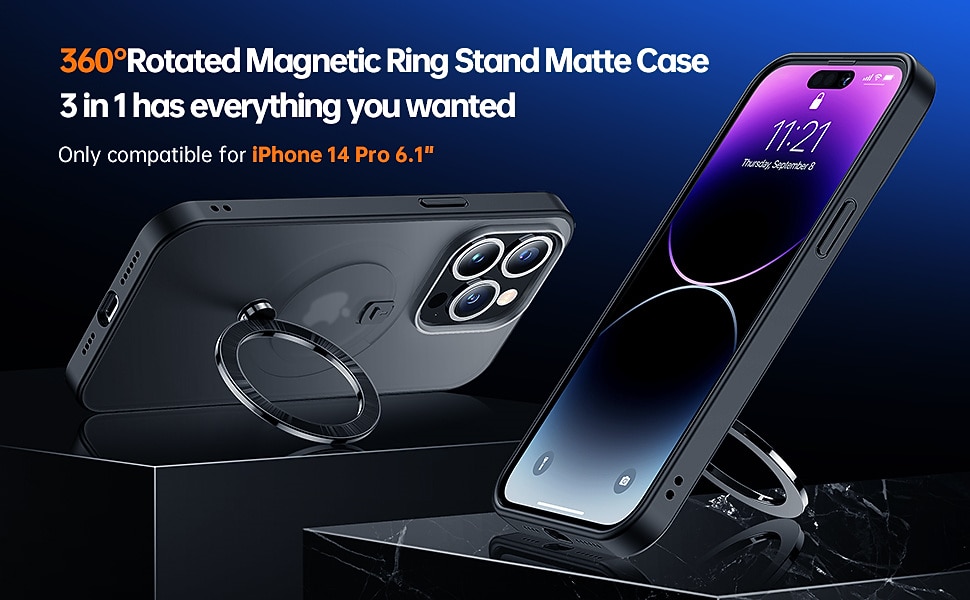 телефон Кейс для Назначение iPhone 15 14 Pro Max Plus 13 12 11 Pro Max С Магсейф Откидная подножка Матовый матовый Защита от удара ПК 2025 - $25.99 –P2