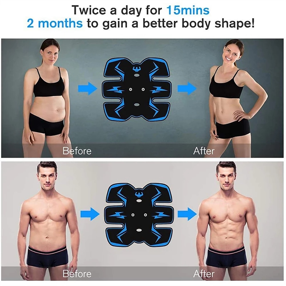 Trainer EMS Buikspier Stimulator Heup Trainer Slimme Spieren Elektrostimulator Toner Voor Fitness Vet Verbranden Gewichtsverlies Valentijnsdagcadeau 2026 - $37.99 –P1