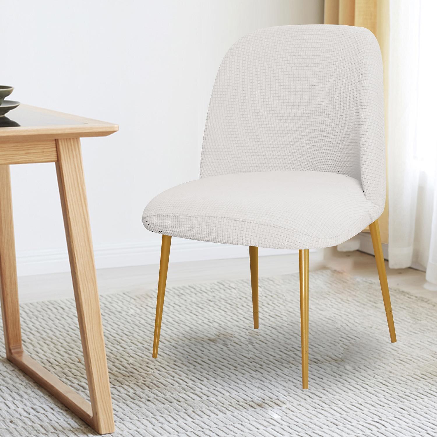 Dining Chair Cover Burgundy Stretch Jacquard Upholstered Side Dining Chair Cover Slipcover Curved Back Mid Century Accent Dining Chair Covers for Kitchen Living Room 2025 - $13.49 –P10