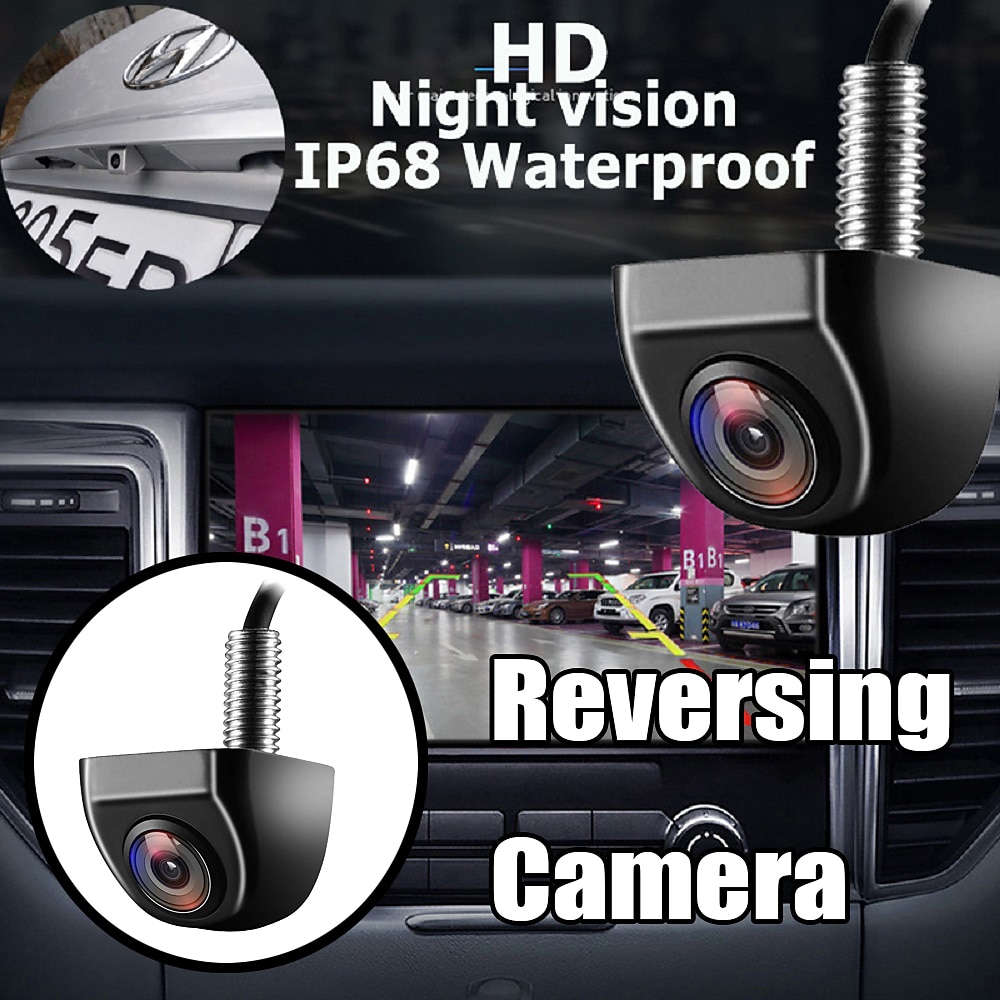 IP69K Waterproof Long Night Vision HD and Ultra Wide Angle Metal Reverse Rear View Backup Camera for Car Pickup Truck SUV RV Van Van Van 2025 - $23.99 –P1