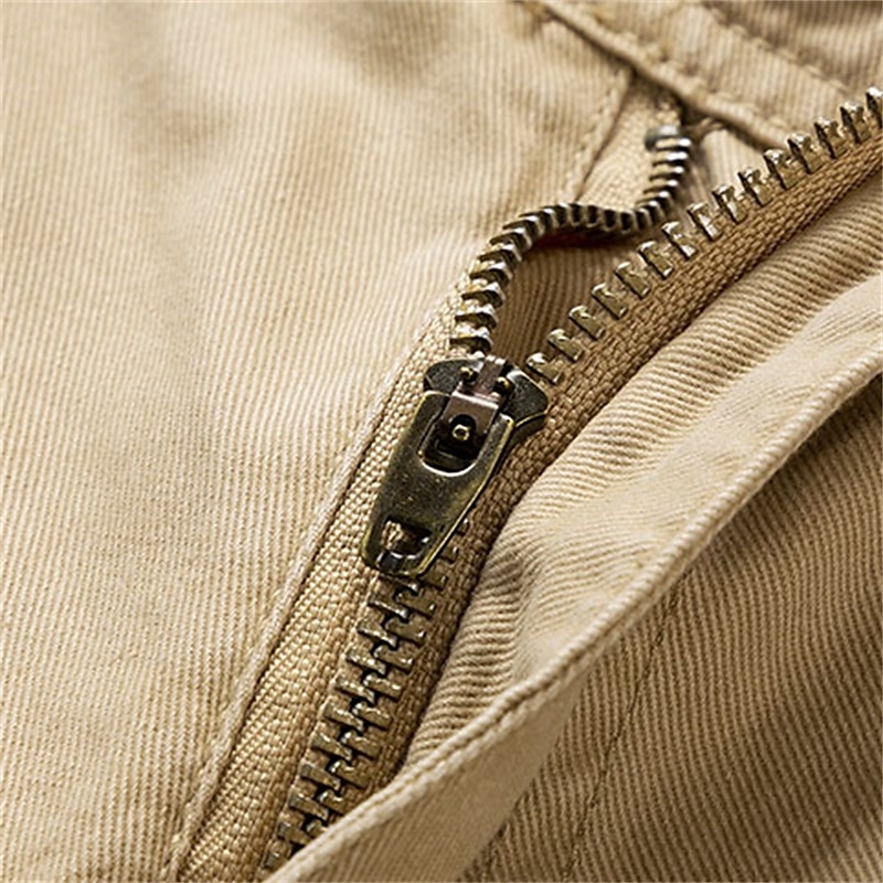 Herre Cargoshorts Shorts Shorts til turbruk 6 lommer عادي Komfort Pustende Knelengde Avslappet Daglig Gateklær 100 % bomull Sport Mote Blå Grønn Mikroelastisk 2025 - $21.99 –P9