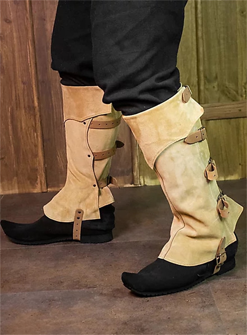 Středověké Renesanční Leg Warmers Kamaše Návleky na boty Pirát Viking Ranger Lukostřelba Maškarní kostým Pánské Unisex Pirát Fantazie Plesová maškaráda Večírek Dospělé Kryt obuvi 2025 - $34.99 –P13