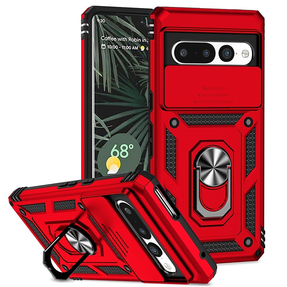 2025年 電話 ケース 用途 グーグル Pixel 6 Pixel 6 Pro ヘビーデューティー 全身保護 キックスタンド リング付きケース ソリッド TPU コレクション – $14.99 –P11