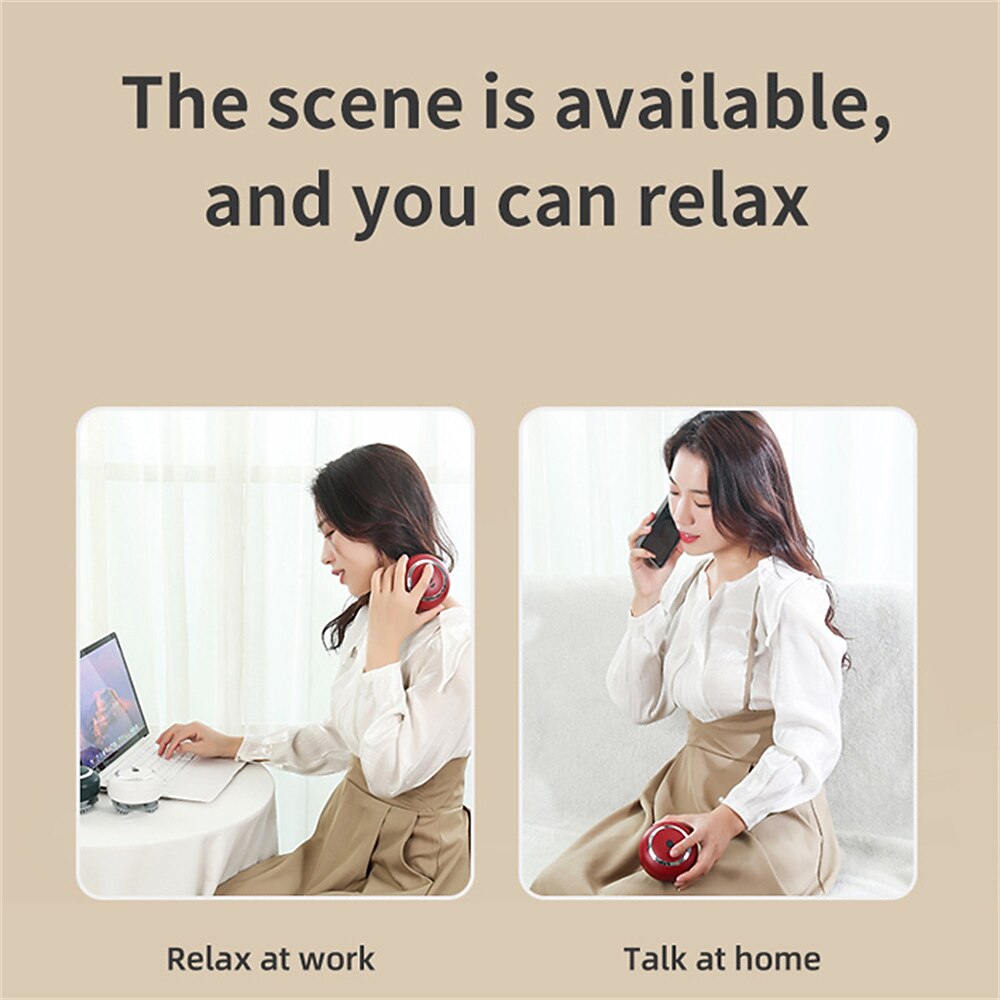 Electric Scalp Massager With Red Light and Vibration Heated Handheld Head Massager For Hair Growth Stress Relief Body Massage 2025 - $23.99 –P10