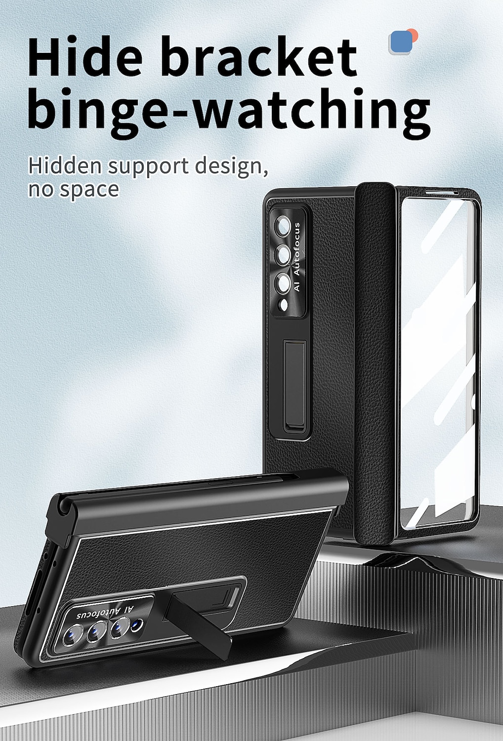 Phone Case Plating Leather Case For Samsung Galaxy Z Fold 6 Z Fold 5 Z Fold 4 Fold 3 Magnetic Kickstand with Pencil Holder(without Pen) Carbon Fibe Screen Protector Phone C Bumper Frame PC PU Leather 2025 - $55.99 –P6