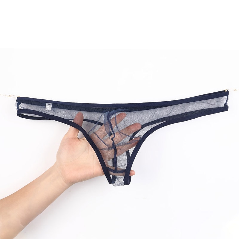 Bărbați 3 pachet Șlapi Lenjerie tanga Chiloți sexy Spandex Respirabil Απαλό Simplu Talie medie Negru Alb 2025 - $12.49 -P11