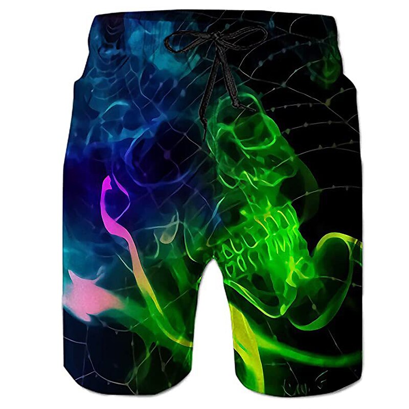 Men's Graphic Coconut Tree Swim Trunks Swim Shorts Board Shorts Mid Waist Streetwear Hawaiian Boho Casual Daily Holiday Drawstring Elastic Waist 3D Print Designer Clothing Apparel 2025 - $17.99 –P5