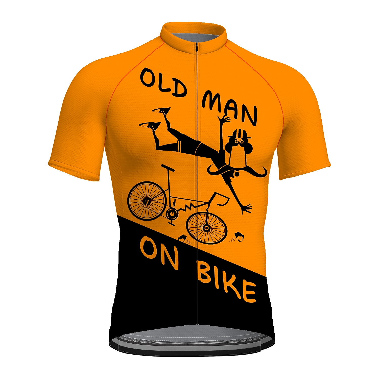Per uomo Maglia da Ciclismo Grafico Divertente VECCHIO IN BICICLETTA Manica Corta Bicicletta Maglia Top con 3 tasche posteriori Mountain Bike MTB Ciclismo su strada Asciugatura Rapida Strisce del 2026 a $30.99 –P16