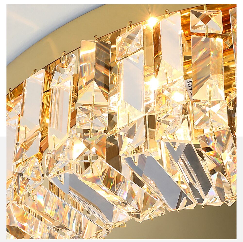 60 cm עיצוב ייחודי נורות תקרה פלדת אל חלד כרום LED סגנון נורדי 110-240 V 2025 - $687.89 –P3