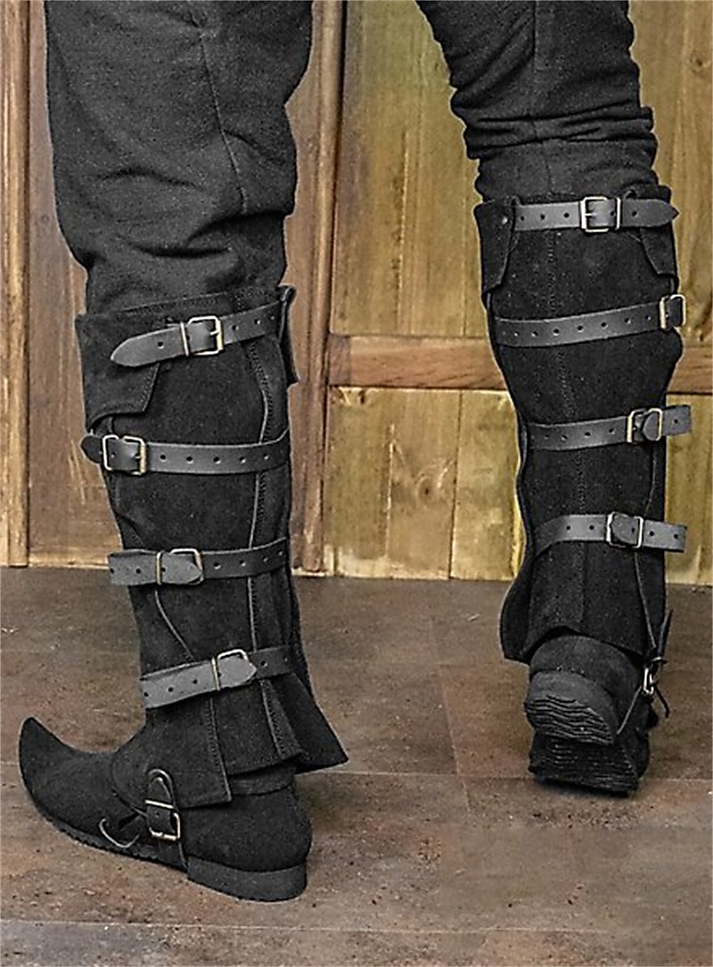 Středověké Renesanční Leg Warmers Kamaše Návleky na boty Pirát Viking Ranger Lukostřelba Maškarní kostým Pánské Unisex Pirát Fantazie Plesová maškaráda Večírek Dospělé Kryt obuvi 2025 - $34.99 –P5