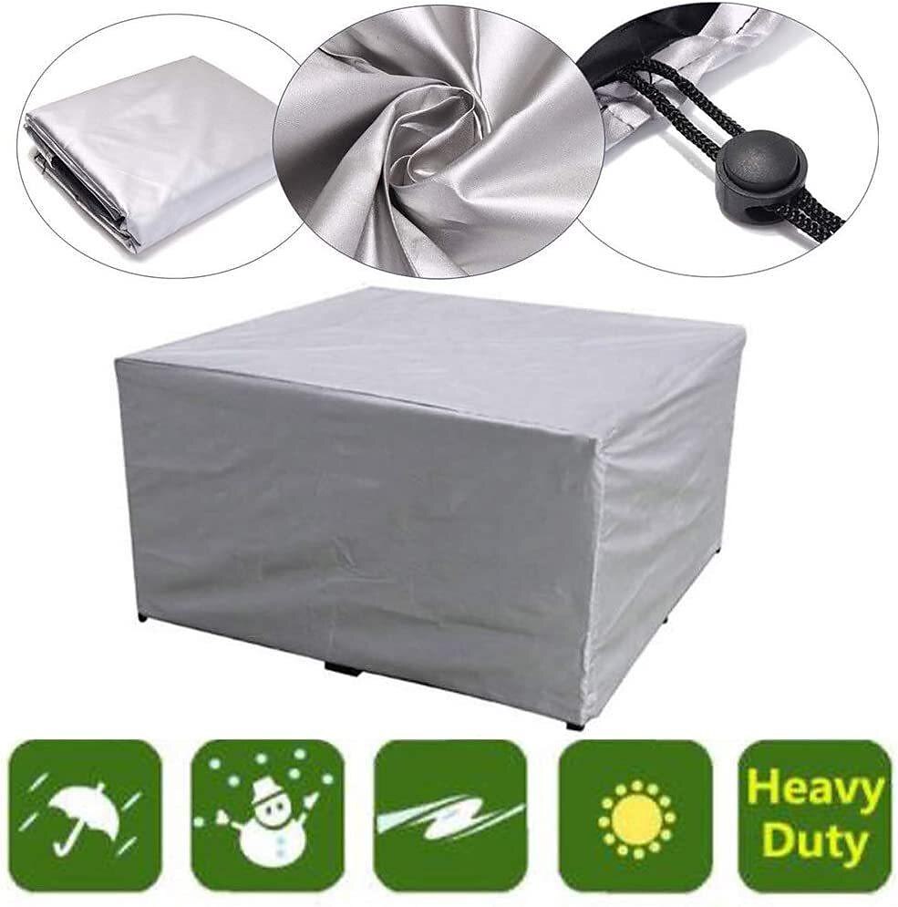 Patio Furniture Cover  210d Oxford Cloth Outdoor Silver Furniture Cover Garden Waterproof Cover Courtyard Table And Chair Combination Dust Cover 2025 - $34.99 –P3