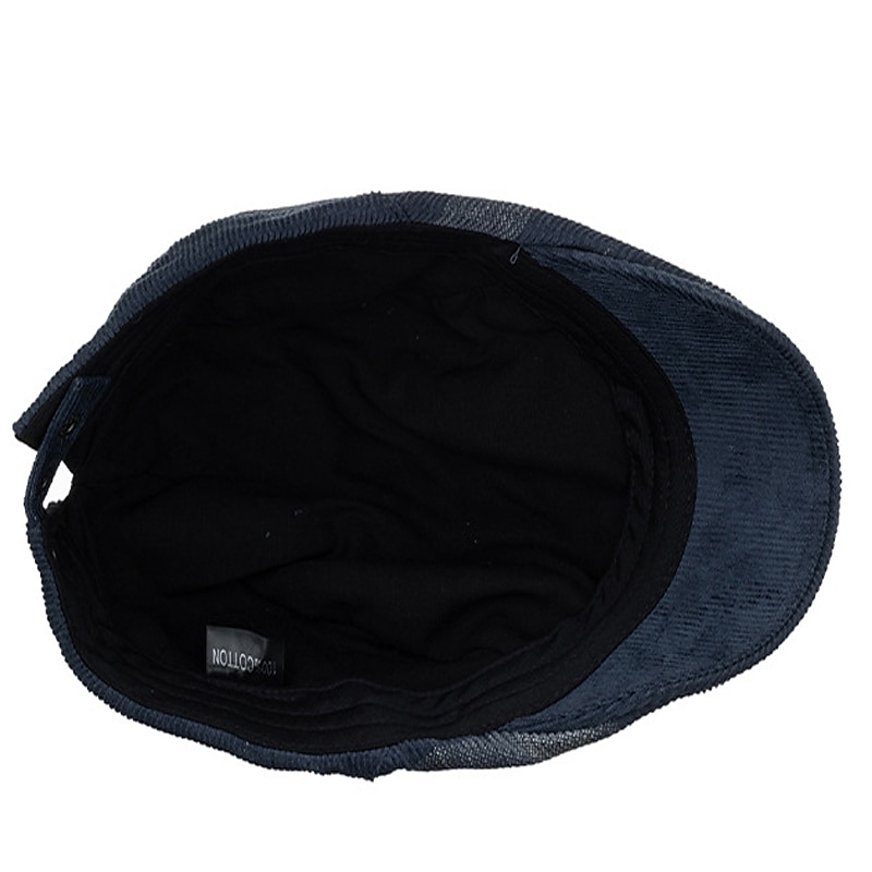 Herr Platt mössa Tweed Keps Svart Mörk marin Bomull 1920-talets mode Traditionell / Klassisk Friluftskläder Ledigt / vardag Pläd / Rutig 2025 - $14.49 –P10