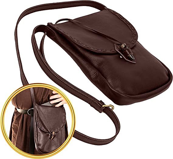 ימי הביניים רנסנס תיק Pouch תיק קרוס בודי פיראט ויקינג Ranger קַשׁתוּת תחפושות בגדי ריקוד נשים קלטי ויקינג פנטזיה נשף מסכות מסיבה\אירוע ערב מבוגרים שק 2025 - €25.99 –P4