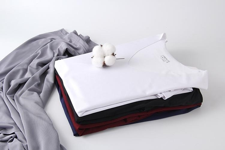 Herr T-shirt Kortärmad V-hals Sommar Vår Enfärgad / vanlig färg Sömlös Grundläggande Ledigt Ledigt Dagligen Vinrött Svart Vit Topp t-shirt för män 2025 - $8.99 -P19