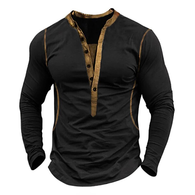 designer henley shirts