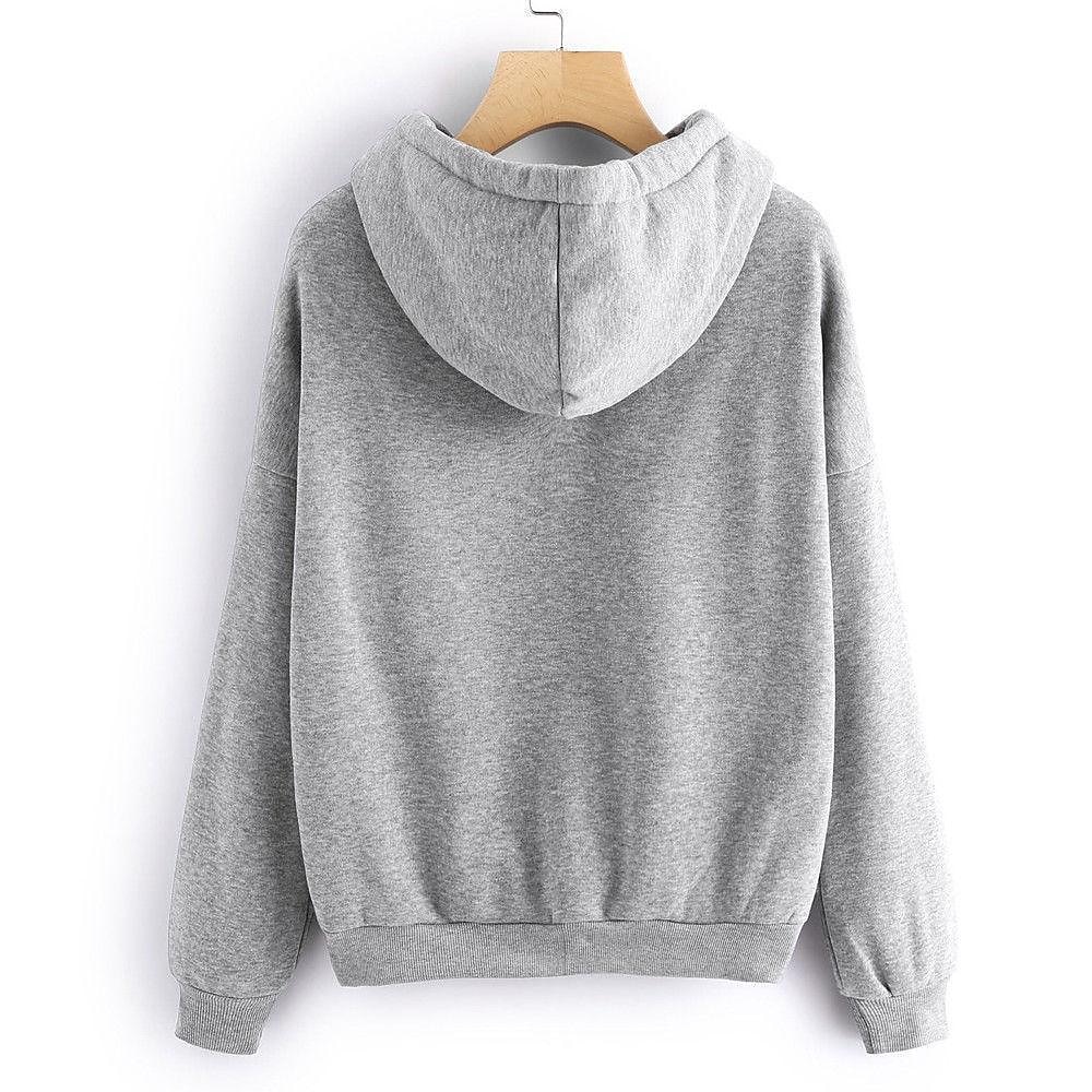 Women's Hoodie Sweatshirt Pullover Basic Graphic Street Casual Hoodie Drawstring Long Sleeve Black Yellow Pink Red Grey Fall & Winter 2025 - $15.99 –P4
