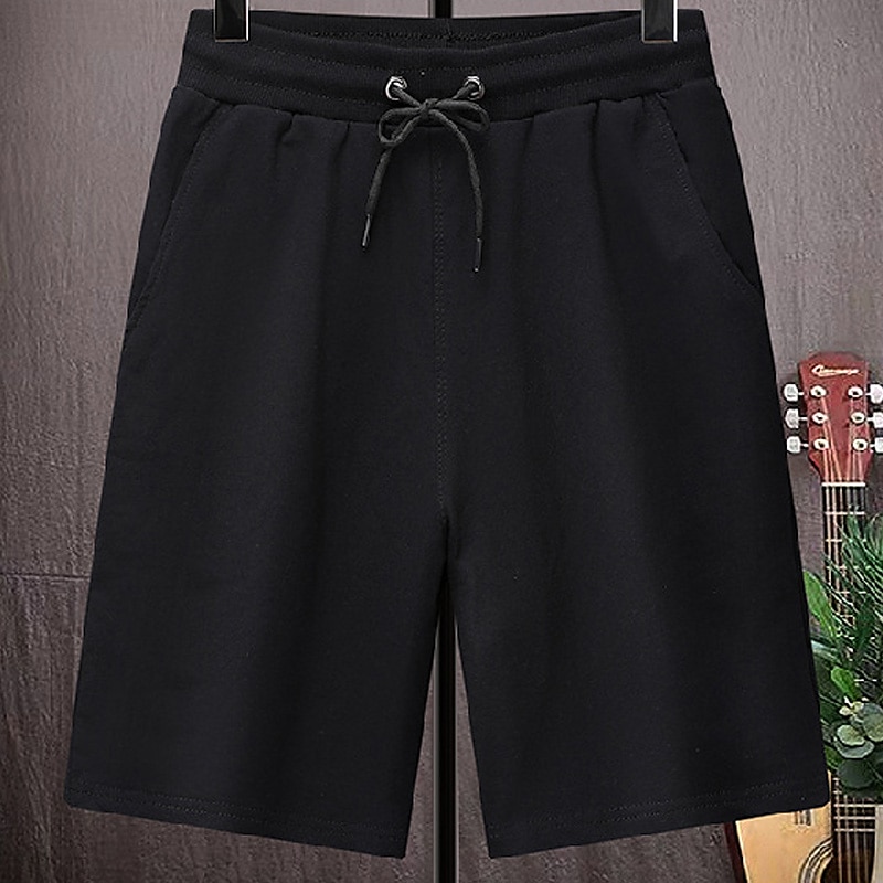 Homens calções atléticos Shorts de moletom Shorts Terry Bolsos Com Cordão Cintura elástica Tecido Conforto Ao ar livre Diário Para Noite Moda Roupa de rua Preto Branco de 2025 por $13.99 –P4