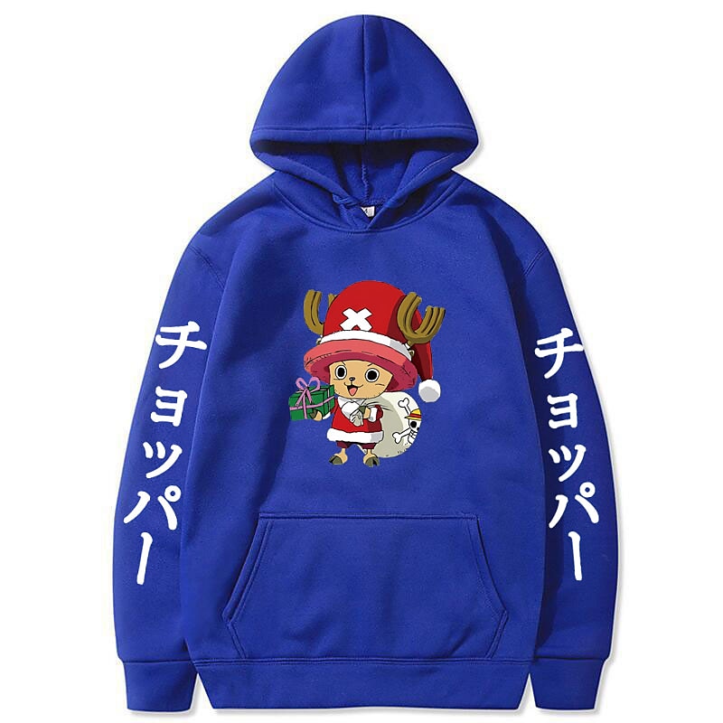 One Piece Tony Tony Chopper Felpa con cappuccio Anime Cartone animato Manga Tasca frontale Grafica Per Da coppia Per uomo Per donna Per adulto Stampa a caldo del 2025 a $27.99 –P9