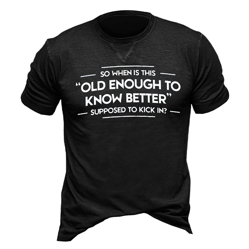 Homens Letra Estampas Abstratas Camiseta Estilo casual Algodão Manga Curta Gráfico Camisa Preto Vinho Azul Marinho Escuro Camiseta confortável Férias Rua Roupas de estilistas de 2025 por $15.99 –P5