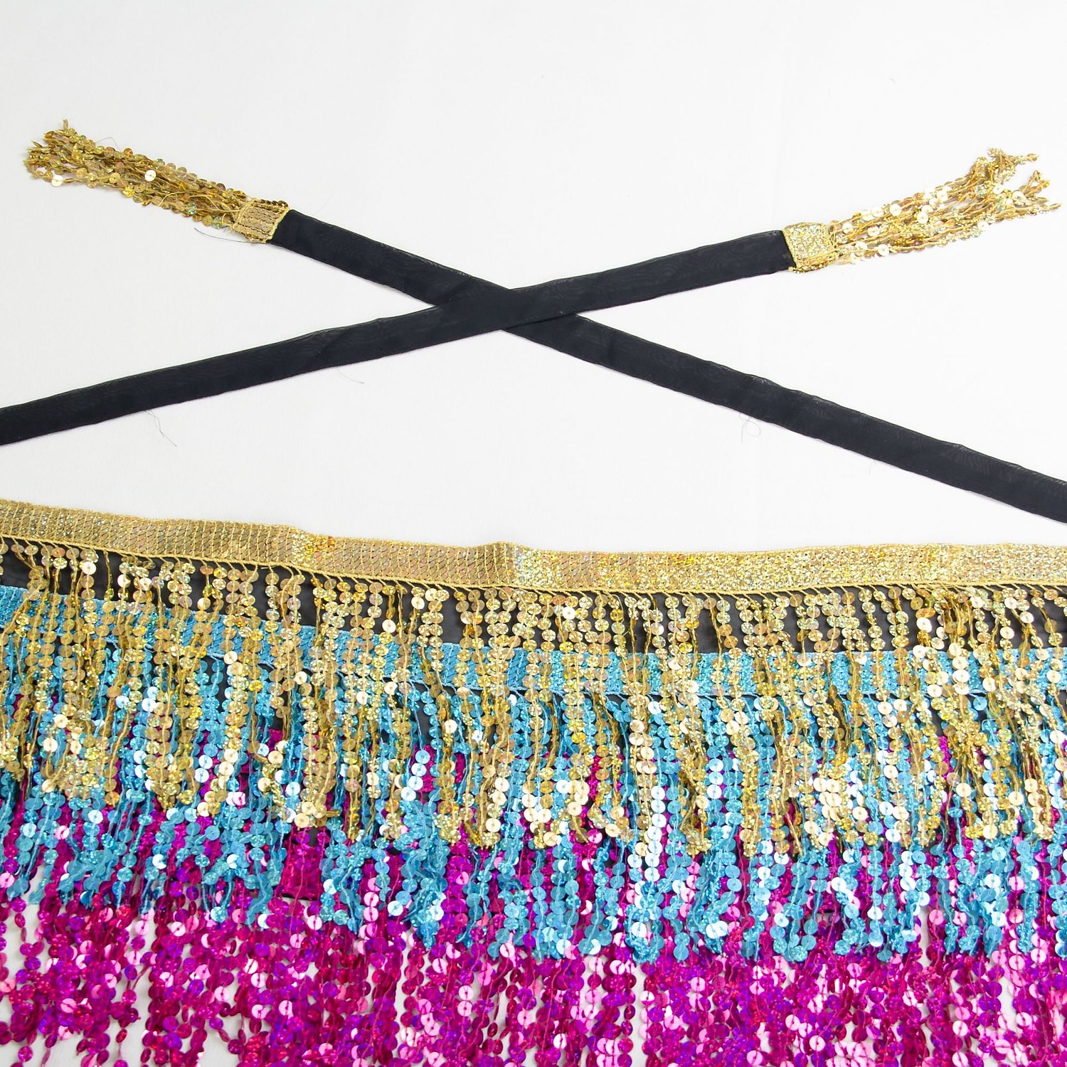 Women Sequin Hip Skirt Fringe Tassel Wrap Scarf Party Rave Festival Outfit Halloween Belly Dance Costume Party Club 2025 - $27.99 –P14
