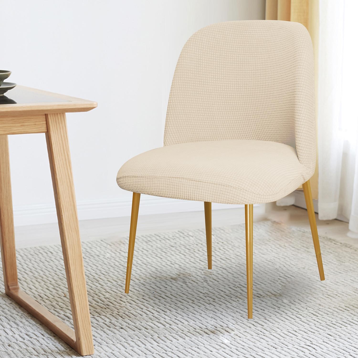 Dining Chair Cover Burgundy Stretch Jacquard Upholstered Side Dining Chair Cover Slipcover Curved Back Mid Century Accent Dining Chair Covers for Kitchen Living Room 2025 - $13.49 –P8
