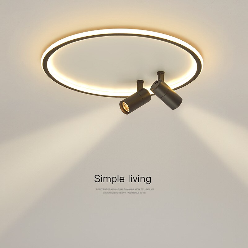 LED Ceilling Lights with Spotlight for Bedroom Round/Square Study Child Showroom Living Room Modern Indoor Spotlight Lamps Luster Fixture Lights 2025 - $215.89 –P3