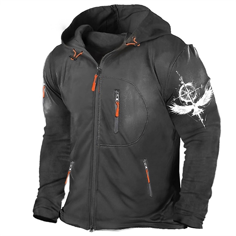 Per uomo Guerriero vichingo Semplice Manica Lunga Felpe Con Cappuccio Streetwear Casual Sport & Outdoor Quotidiano Primavera & Autunno Nero Grigio chiaro Grigio scuro Abbigliamento progettista S M L del 2025 a $27.99 –P2