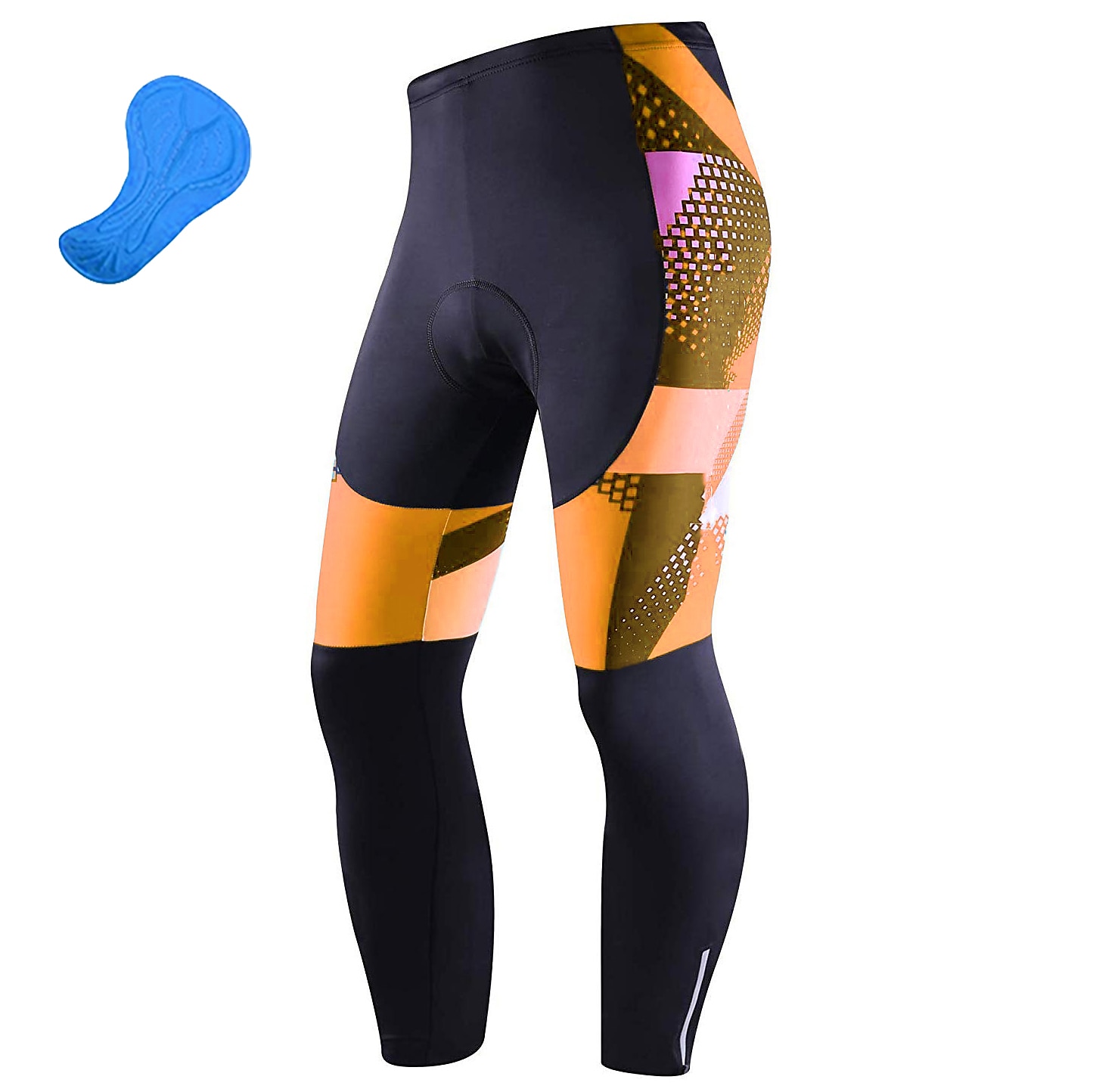 Herren Geometrisch Fahrradhose Fahhrad Unterteile Mountainbike MTB Straßenradsport Sport 3D-Polster Radfahren Schnelltrocknend Feuchtigkeitsableitend Gelb Rot Spandex Bekleidung Fahrradbekleidung 2025 - $30.99 –P5