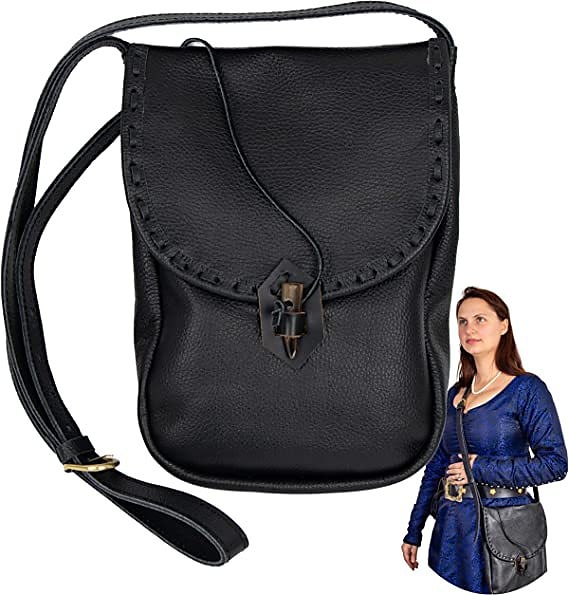 ימי הביניים רנסנס תיק Pouch תיק קרוס בודי פיראט ויקינג Ranger קַשׁתוּת תחפושות בגדי ריקוד נשים קלטי ויקינג פנטזיה נשף מסכות מסיבה\אירוע ערב מבוגרים שק 2025 - €25.99 –P1