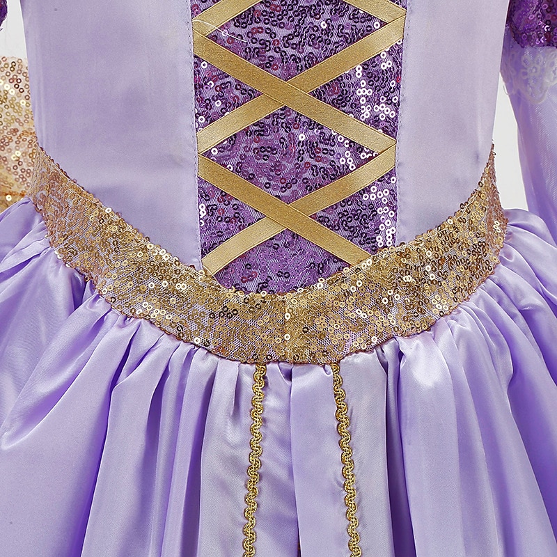 DinBasme Prințesă Rochie de fete cu flori Costum de petrecere tematică Cosplay for Fete Pentru copii Carnaval Mascaradă Săptămâna Cărții Invitat la nunta Ținute pentru evenimente școlare 2026 - $60.29 –P9