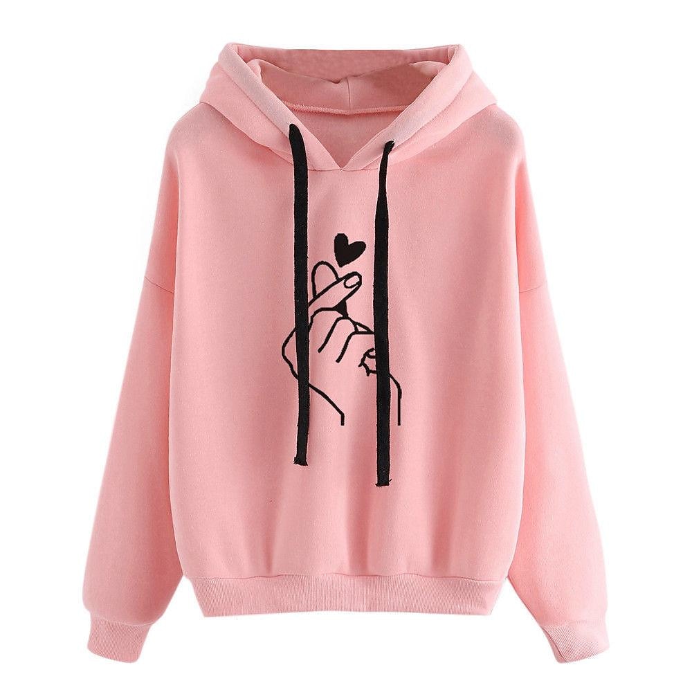 Women's Hoodie Sweatshirt Pullover Basic Graphic Street Casual Hoodie Drawstring Long Sleeve Black Yellow Pink Red Grey Fall & Winter 2025 - $15.99 –P5