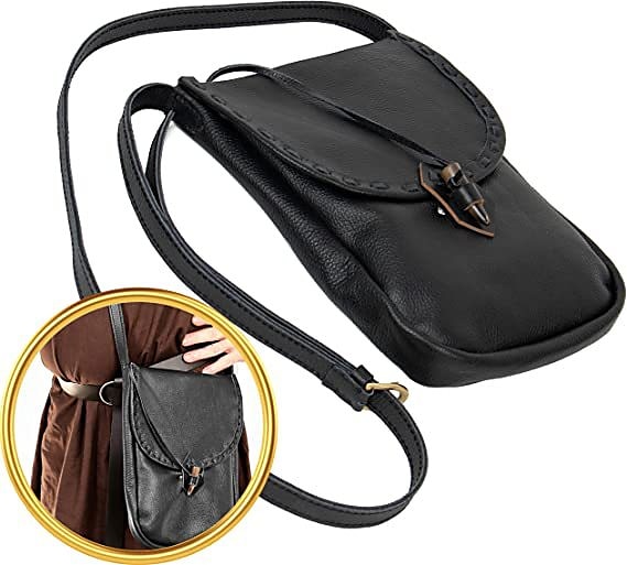 ימי הביניים רנסנס תיק Pouch תיק קרוס בודי פיראט ויקינג Ranger קַשׁתוּת תחפושות בגדי ריקוד נשים קלטי ויקינג פנטזיה נשף מסכות מסיבה\אירוע ערב מבוגרים שק 2025 - €25.99 –P5