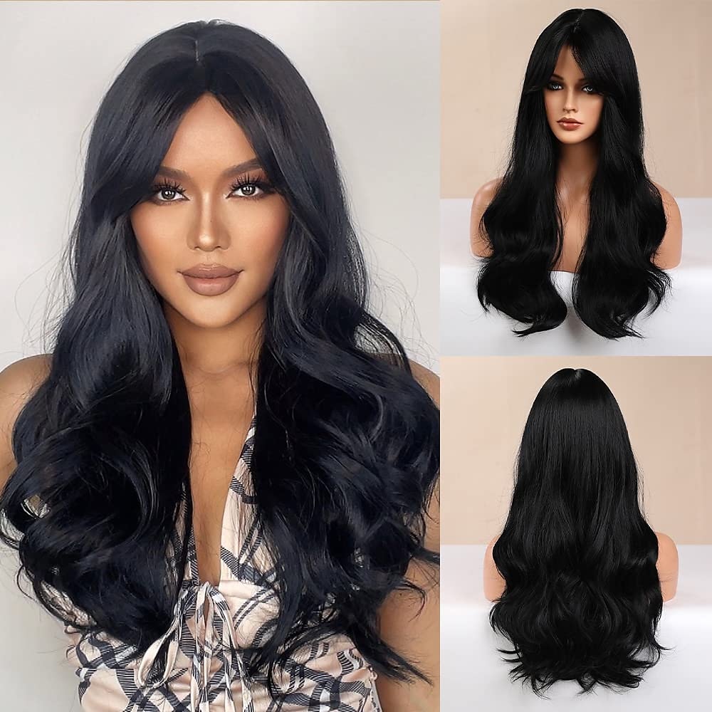 Long Auburn Wig with Bangs Layered Curly Orange Wigs for Women Natural Synthetic Wigs for Daily Use 2025 - $34.99 –P8