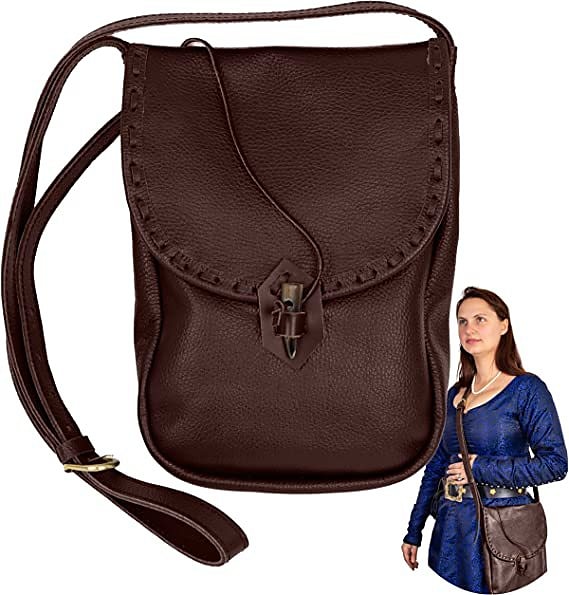 ימי הביניים רנסנס תיק Pouch תיק קרוס בודי פיראט ויקינג Ranger קַשׁתוּת תחפושות בגדי ריקוד נשים קלטי ויקינג פנטזיה נשף מסכות מסיבה\אירוע ערב מבוגרים שק 2025 - €25.99 –P3