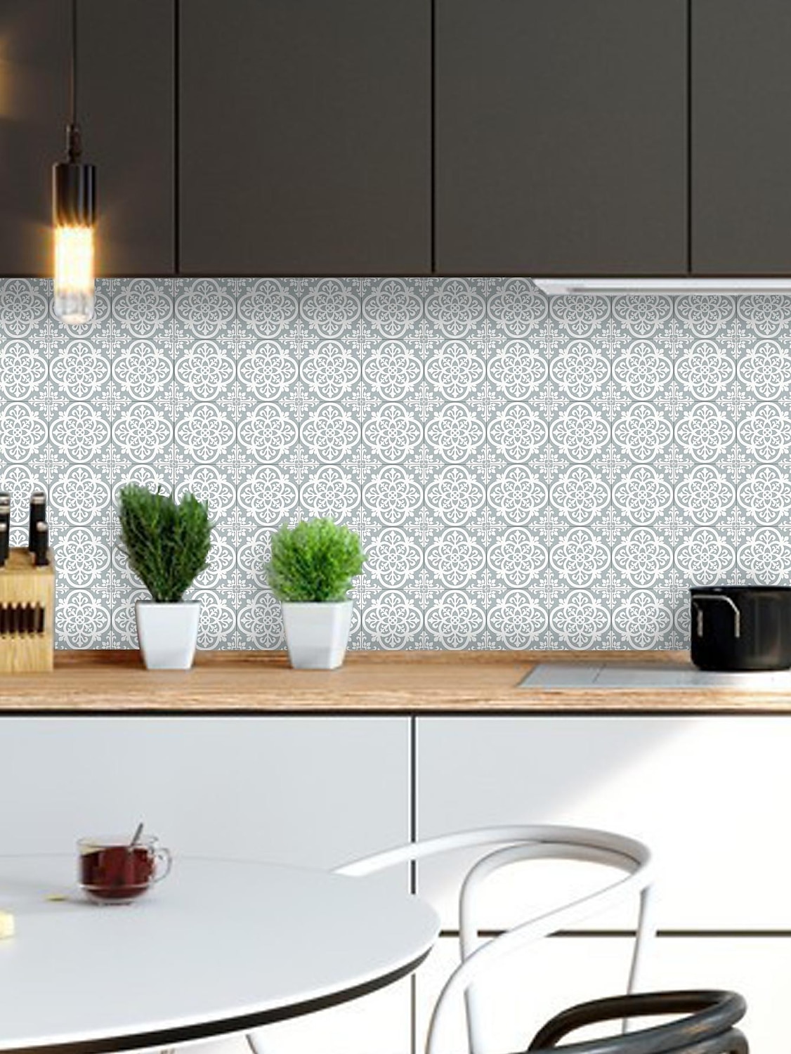 Vintage Self-Adhesive Tile Sticker Square Peel and Stick Non-Slip Waterproof Removable PVC Bathroom Kitchen Home Decor Floor Wall Stair Tile Sticker 2025 - $13.99 –P17