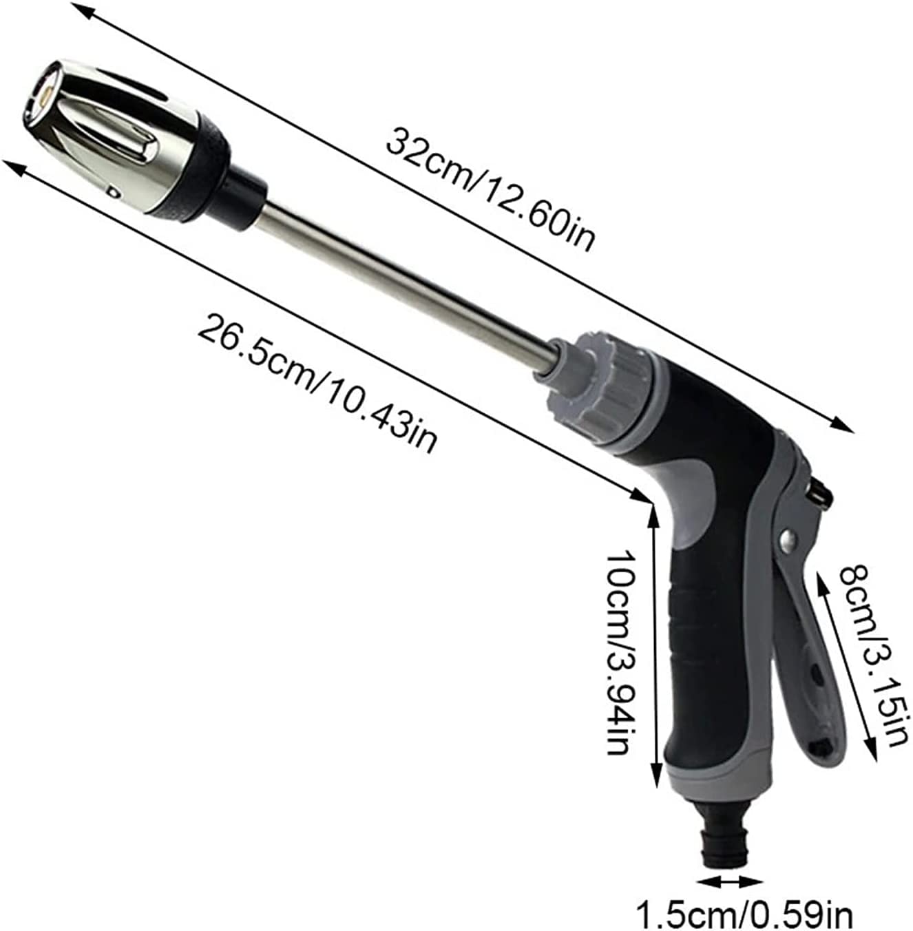 فوهة خرطوم الحديقة ، رأس البخاخ فوهة خرطوم المياه عالية الضغط للعشب&amp; الحديقة ، غسيل السيارات ، سقي الحديقة ، التنظيف ، الاستحمام بالكلاب&amp;اكسسوارات السيارات للحيوانات الاليفة 2026 - $13.99 –P2