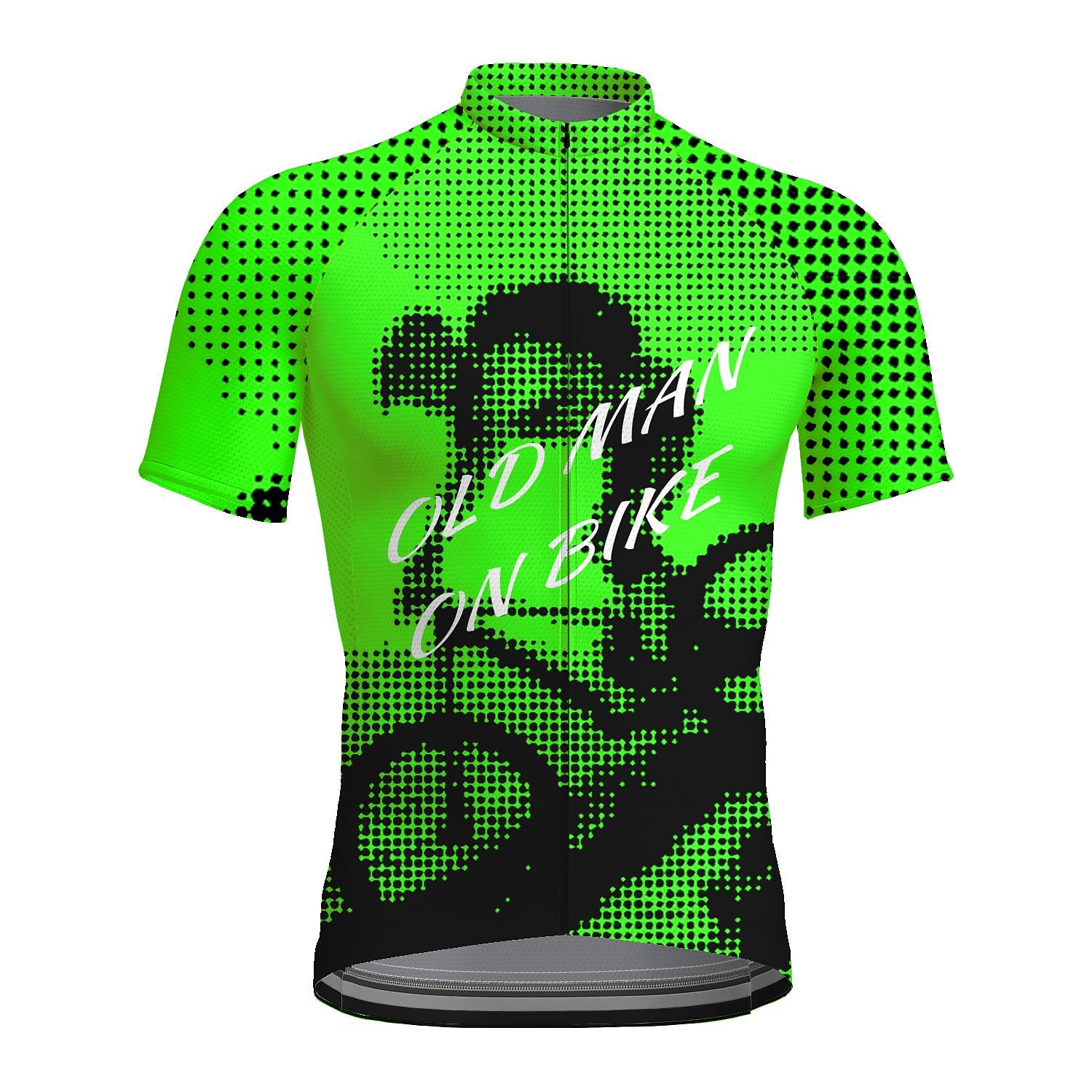 Per uomo Maglia da Ciclismo Grafico Divertente VECCHIO IN BICICLETTA Manica Corta Bicicletta Maglia Top con 3 tasche posteriori Mountain Bike MTB Ciclismo su strada Asciugatura Rapida Strisce del 2026 a $30.99 –P17