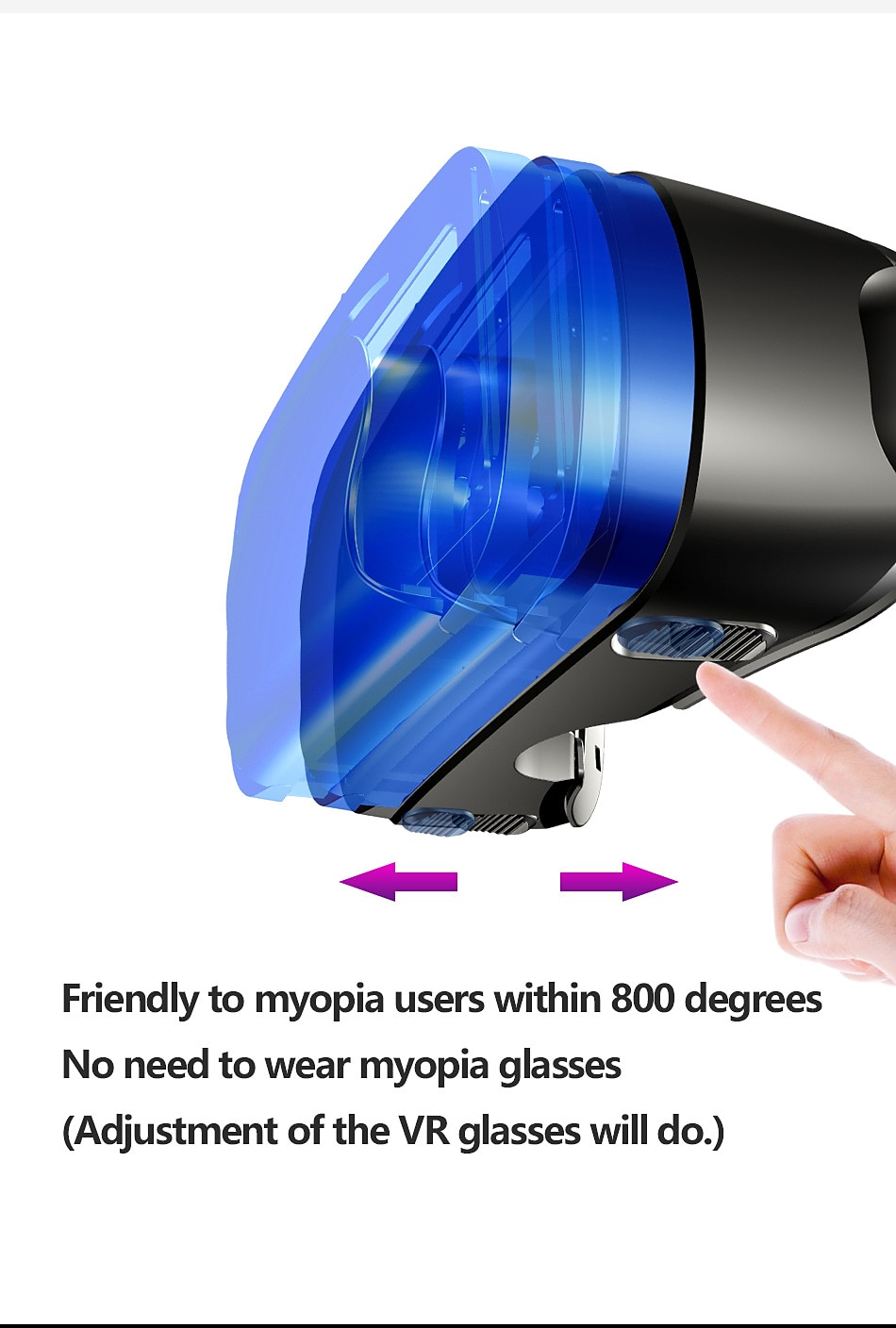 3D VR Glasses Virtual Reality 3D VR Headset Smart Glasses Helmet for Smartphones Cell Phone Mobile 7 Inches Lenses Binoculars with Controllers 2025 - $69.99 –P14