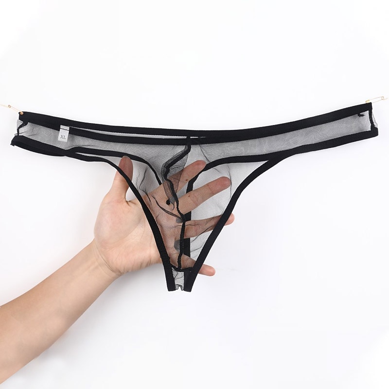 Bărbați 3 pachet Șlapi Lenjerie tanga Chiloți sexy Spandex Respirabil Απαλό Simplu Talie medie Negru Alb 2025 - $12.49 -P8