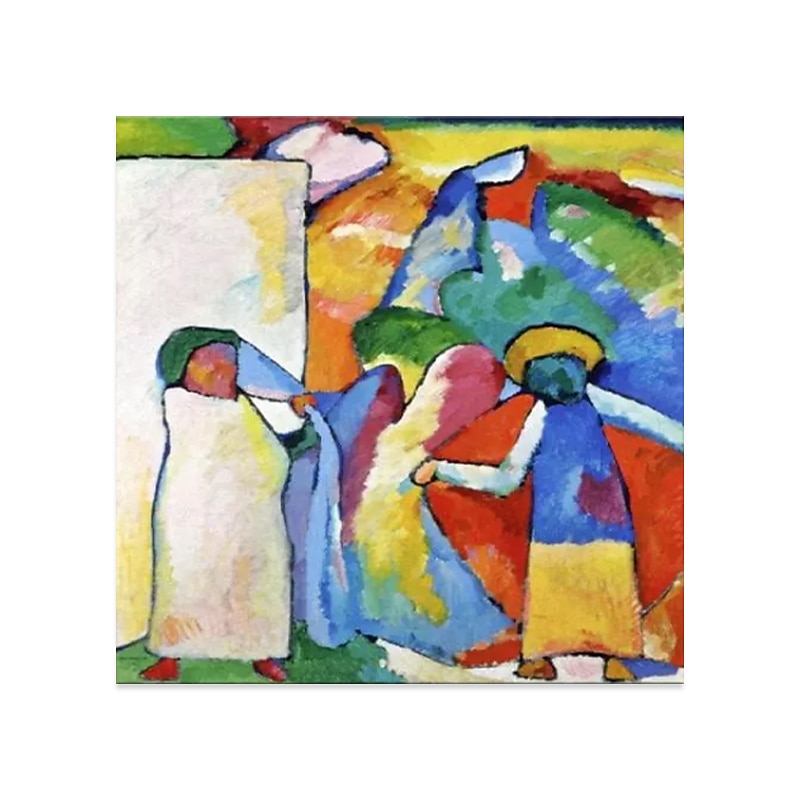 Famous Oil Painting Canvas Wall Art Decoration Wassily Kandinsky Abstract for Home Decor Rolled Frameless Unstretched Painting 2025 - GBP £64.38 –P7