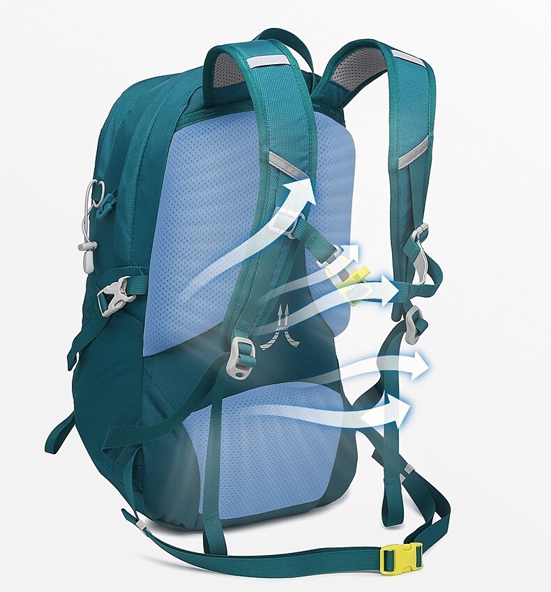 20-30 L Selkäreput Kevyt pakattava reppu Retkeilyrinkat Tuulenkestävä Sateen kestävä Hengittävä Taiteltava Kevyt Ulko- Jooga Metsästys Kalastus Vaellus Nylon Musta Punainen Sininen 2025 - $46.99 -P9