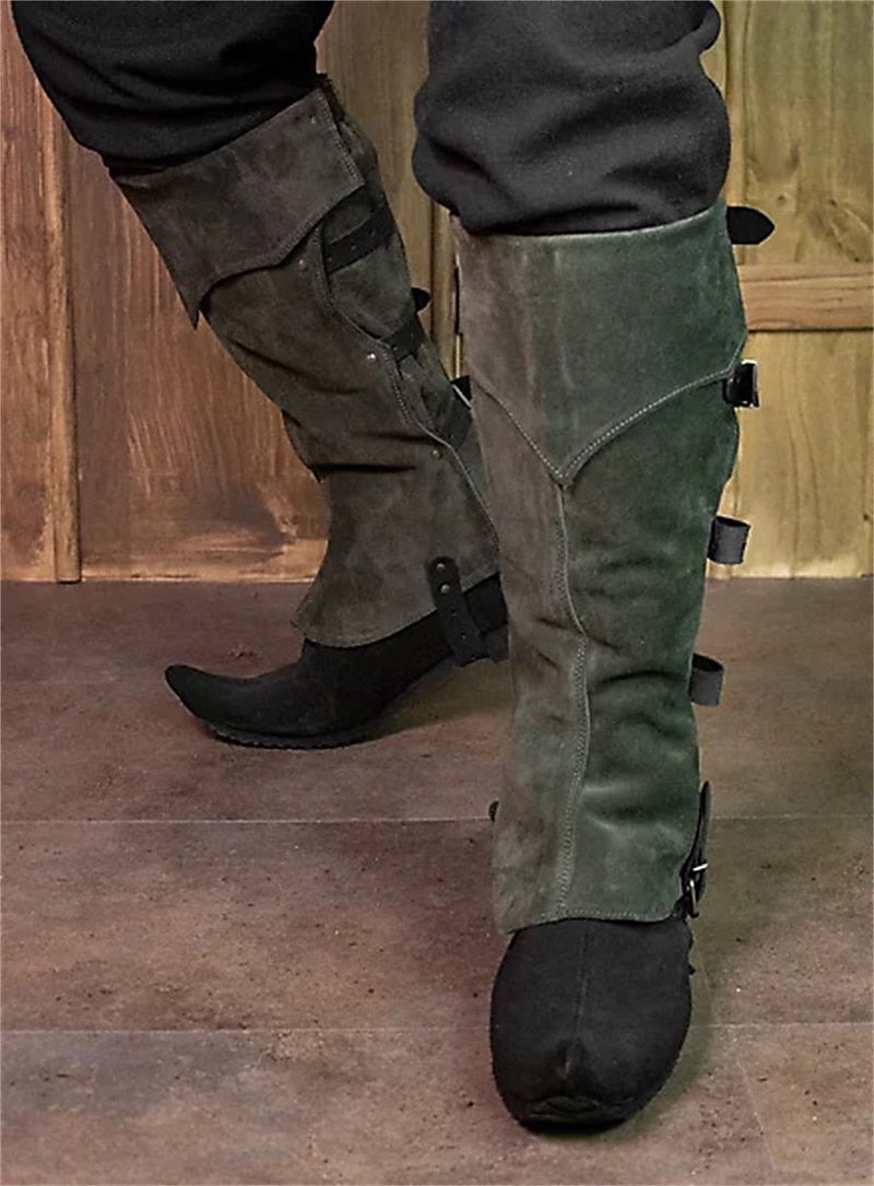Středověké Renesanční Leg Warmers Kamaše Návleky na boty Pirát Viking Ranger Lukostřelba Maškarní kostým Pánské Unisex Pirát Fantazie Plesová maškaráda Večírek Dospělé Kryt obuvi 2025 - $34.99 –P9