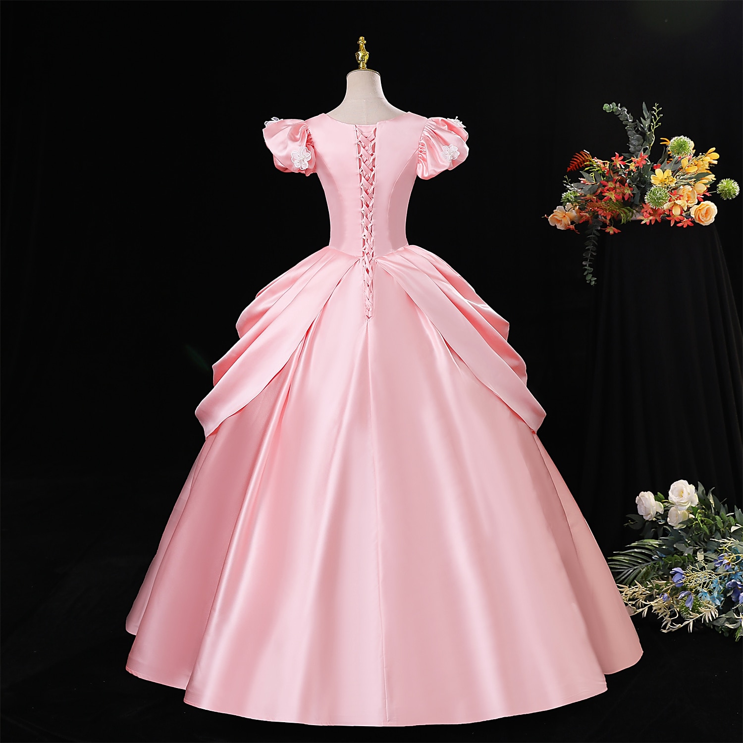 la meravigliosa signora maisel rococò abito medievale costume da festa in maschera costume da donna nero vintage cosplay festa in maschera halloween del 2026 a $151.99 –P9