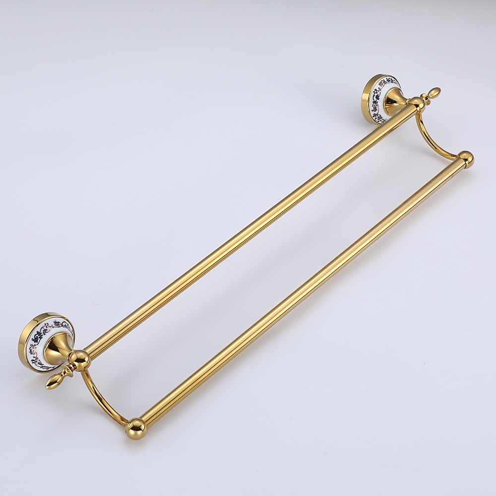 porte-serviettes ti-golden porte-serviettes en céramique mural pour salle de bain support de tour à 2 niveaux 1 pc de 2026 ? $101.99 –P8